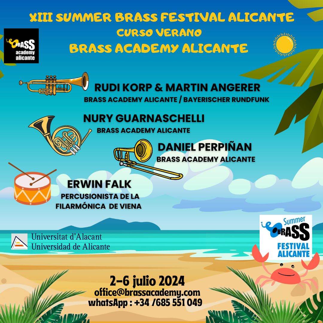 Summer Brass Festival Alicante 2024 Brass Academy Alicante